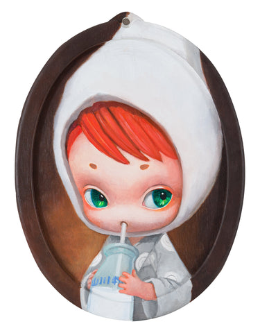 Bathhouse Memory, MANE, 2025Oil on wood panel48.5 × 36.0 cm