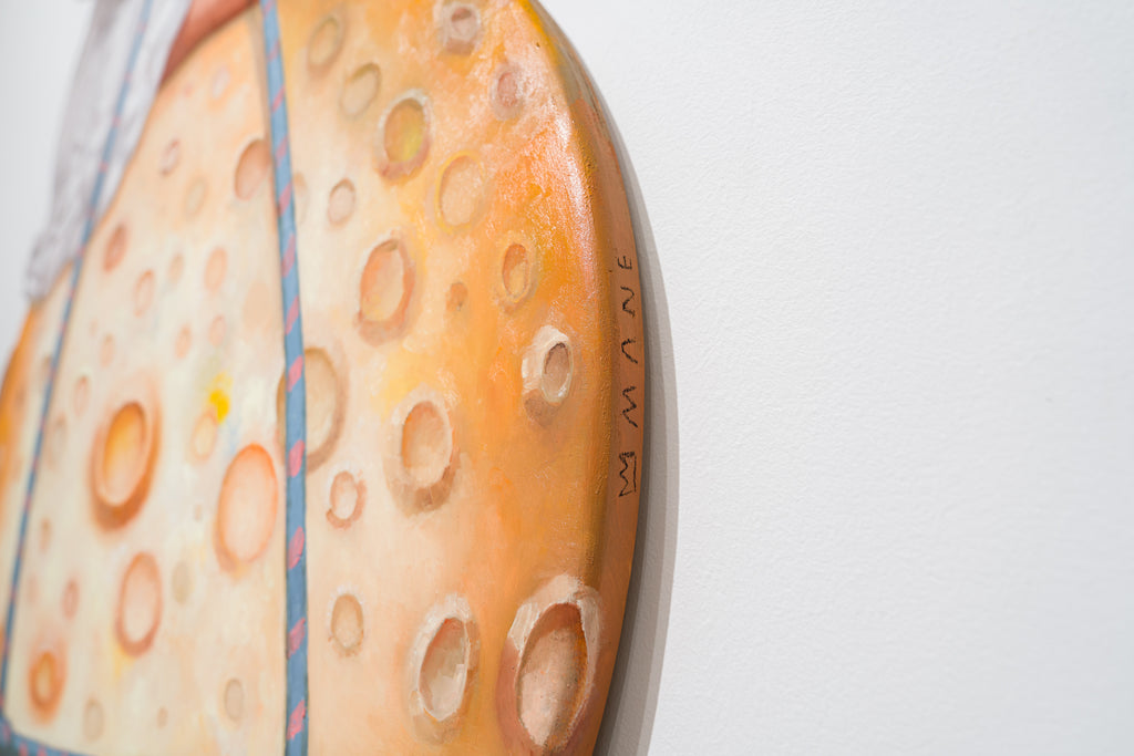 Moonbound, MANE, 2026Oil on wood panel141.0 × 75.0 cm