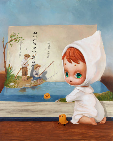 Summer Reading, MANE, 2026Oil on canvas100.0 × 80.0 cm