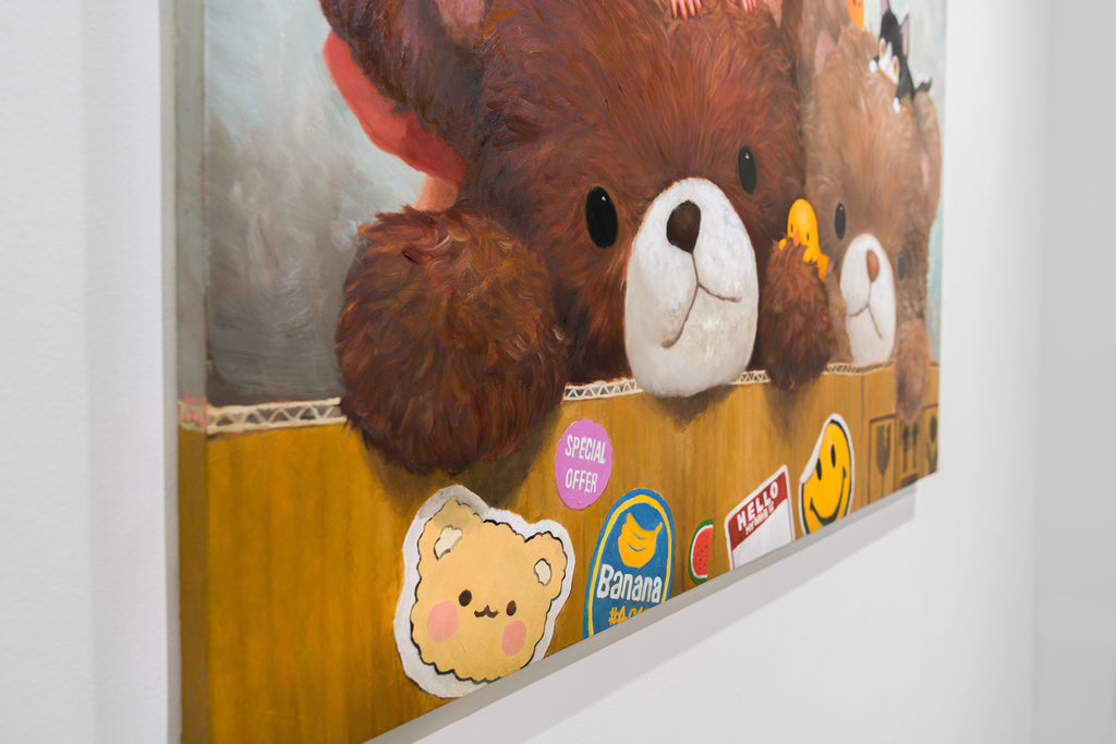 Delivered with Love, Again, MANE, 2026Oil on canvas91.0 × 116.8 cm