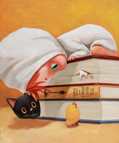 Down the Page, MANE, 2026Oil on canvas72.7 × 60.6 cm