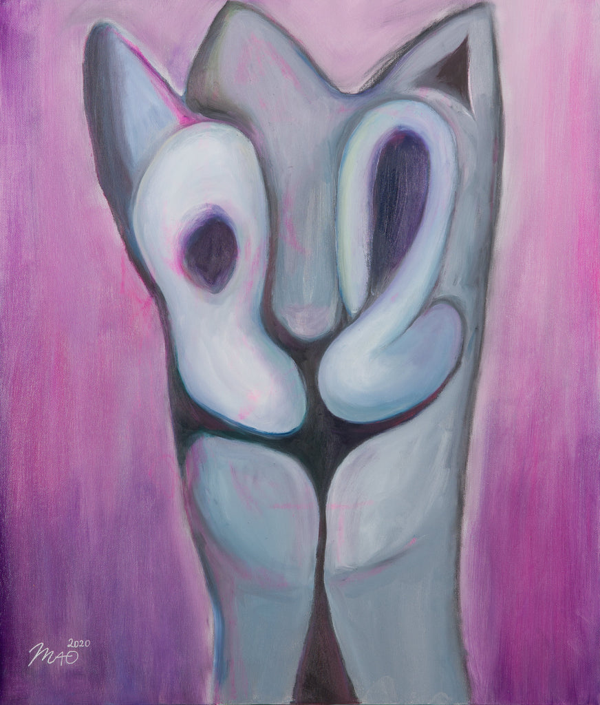 I stepped on the cat, MAOKA UEDA, 2020Acrylic on canvas53.2 × 45.5 cm