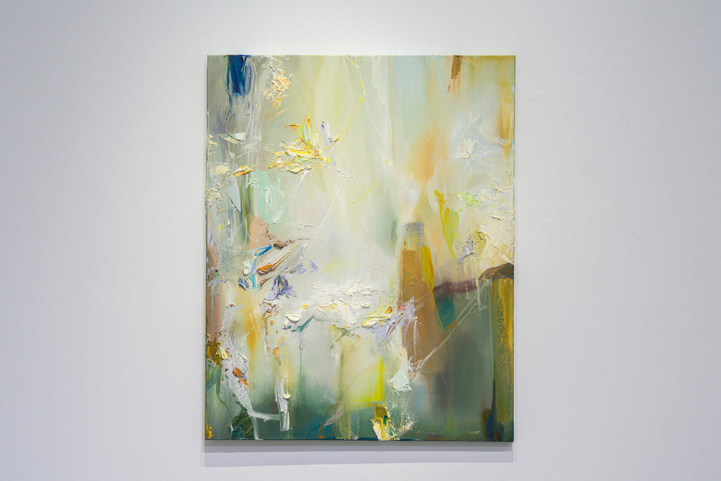 The Unseen Breath, MARINO FUNAHASHI, 2025Oil, Acrylic, Sand, Spray, Canvas, Panel91.0 × 72.7 cm