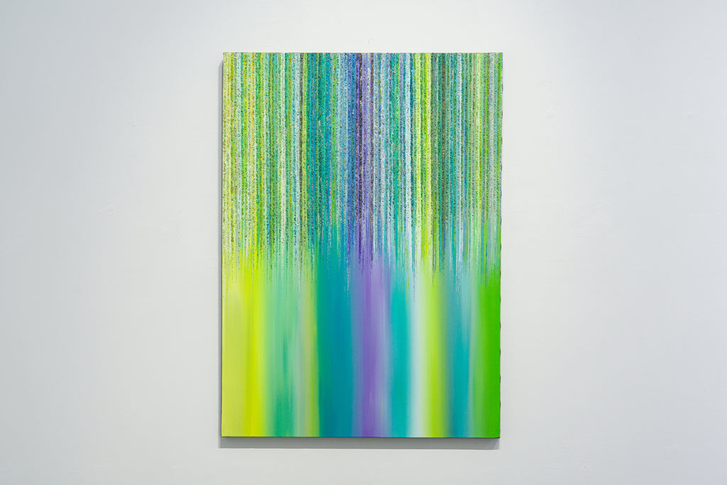 Rain-yukigeame-, MARINO FUNAHASHI, 2025Acrylic, Sand, Canvas, Panel100.0 × 72.7 cm