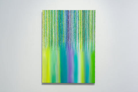 Rain-yukigeame-, MARINO FUNAHASHI, 2025Acrylic, Sand, Canvas, Panel100.0 × 72.7 cm