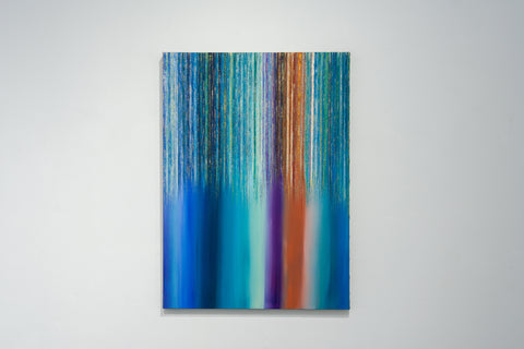 Rain-kanu-, MARINO FUNAHASHI, 2025Acrylic, Sand, Canvas, Panel100.0 × 72.7 cm