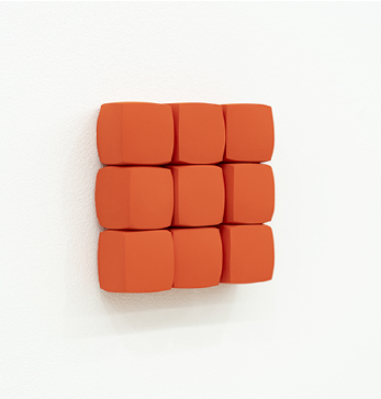 the core of self_9vf, MASAYUKI TSUBOTA, 2024Acrylic, Printed washi paper, Resin, Mineral pigments on canvas15.0 × 5.0 × 15.0 cm