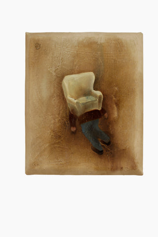 Little Figures series - Carrying Heavy, MENG YANGYANG, 2026Mix media and oil on Canvas60.0 × 50.0 cm