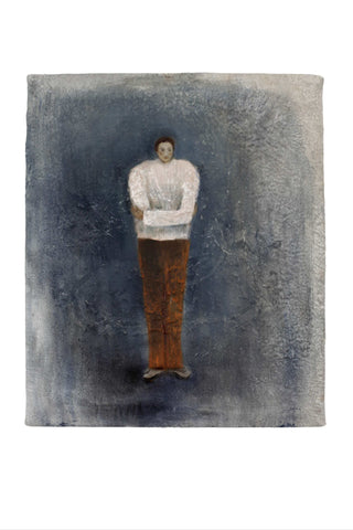 Little Figures series - Pink Sweater, MENG YANGYANG, 2026Mix media and oil on Canvas60.0 × 50.0 cm