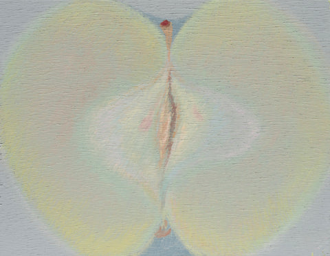 Core and Heart Series NO.5, MISHA, 2025Acrylic on panel14.0 × 18.0 cm