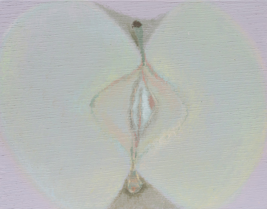 Core and Heart Series NO.10, MISHA, 2025Acrylic on panel14.0 × 18.0 cm