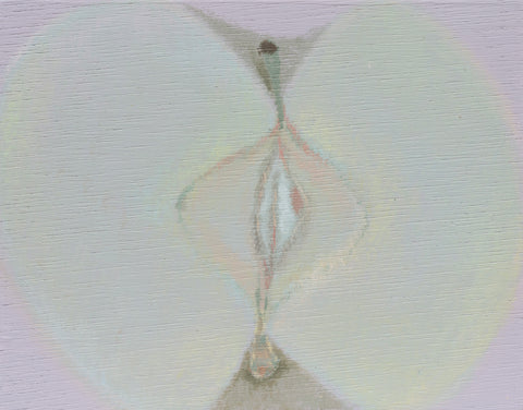 Core and Heart Series NO.10, MISHA, 2025Acrylic on panel14.0 × 18.0 cm