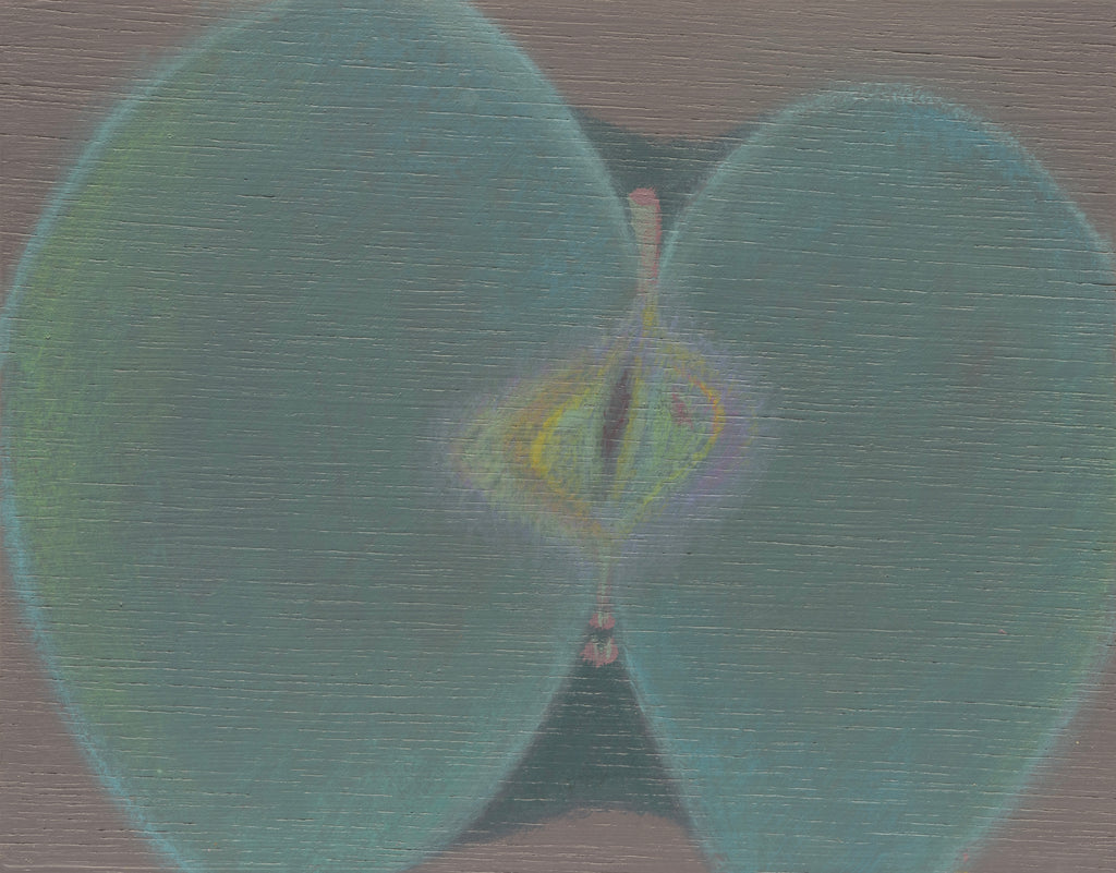 Core and Heart Series NO.12, MISHA, 2025Acrylic on panel14.0 × 18.0 cm
