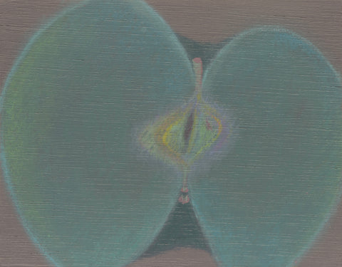 Core and Heart Series NO.12, MISHA, 2025Acrylic on panel14.0 × 18.0 cm