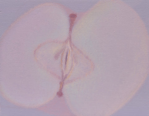 Core and Heart Series NO.20, MISHA, 2025Acrylic on panel14.0 × 18.0 cm