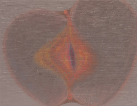 Core and Heart Series NO.21, MISHA, 2025Acrylic on panel14.0 × 18.0 cm