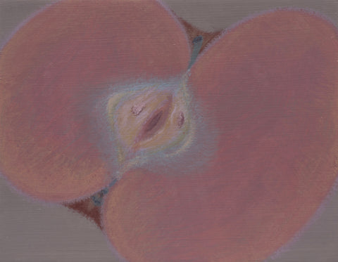 Core and Heart Series NO.29, MISHA, 2025Acrylic on panel14.0 × 18.0 cm