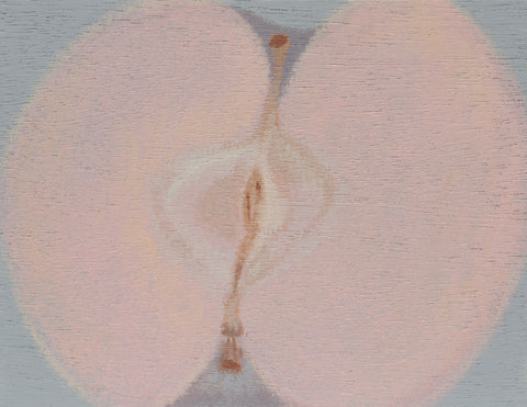 Core and Heart Series NO.35, MISHA, 2025Acrylic on panel14.0 × 18.0 cm