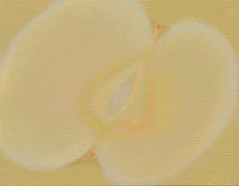 Core and Heart Series NO.46, MISHA, 2025Acrylic on panel14.0 × 18.0 cm