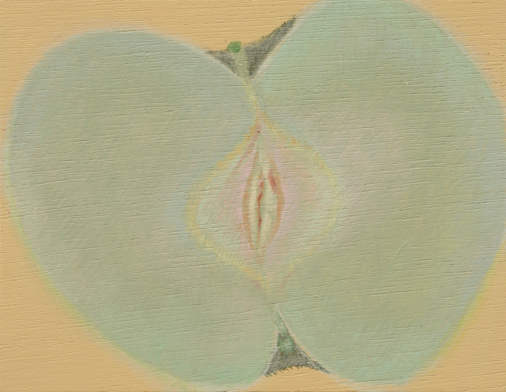 Core and Heart Series NO.61, MISHA, 2025Acrylic on panel14.0 × 18.0 cm