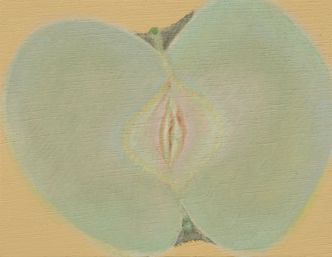 Core and Heart Series NO.61, MISHA, 2025Acrylic on panel14.0 × 18.0 cm