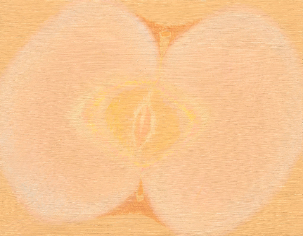 Core and Heart Series NO.65, MISHA, 2025Acrylic on panel14.0 × 18.0 cm