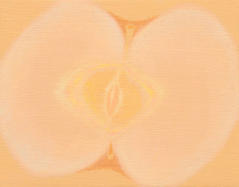 Core and Heart Series NO.65, MISHA, 2025Acrylic on panel14.0 × 18.0 cm
