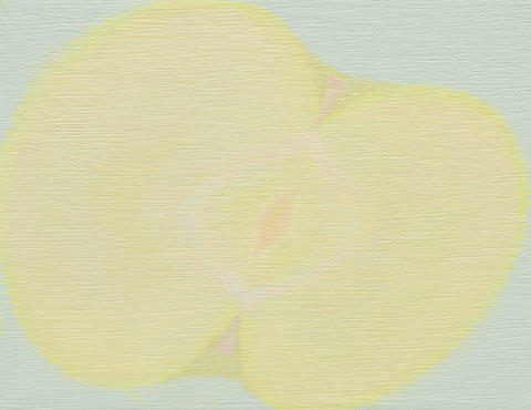 Core and Heart Series NO.73, MISHA, 2025Acrylic on panel14.0 × 18.0 cm