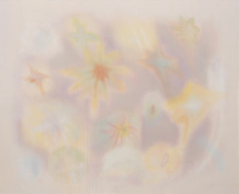Spinning, MISHA, 2026Acrylic and oil pastel on canvas180.0 × 220.0 cm
