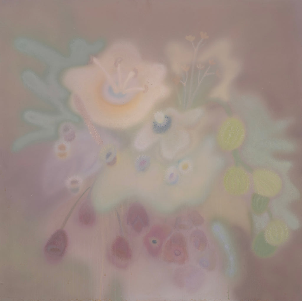 Untitled, MISHA, 2024Acrylic on wood panel80.0 × 80.0 cm