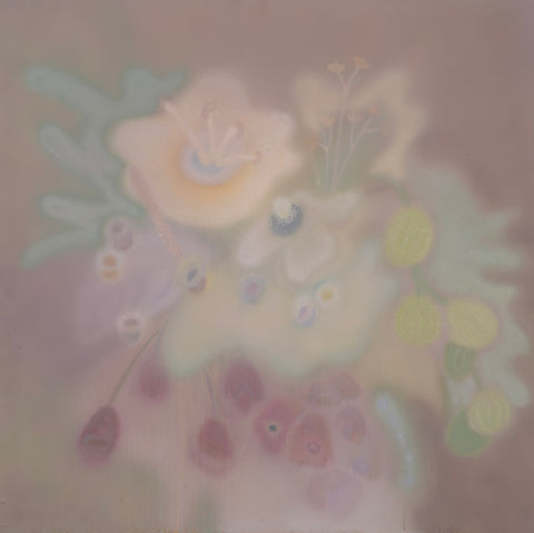 Untitled, MISHA, 2024Acrylic on wood panel80.0 × 80.0 cm