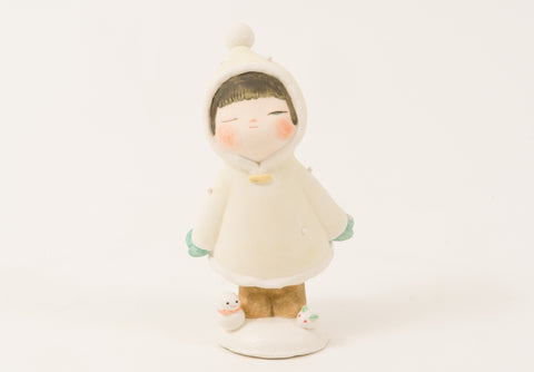 Snowy Day, MIYAKO TERAKURA, 2026Ceramic15.0 × 14.0 × 27.0 cm