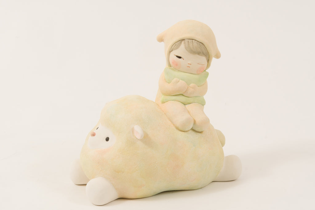 Counting Sheep, MIYAKO TERAKURA, 2026Ceramic28.0 × 20.0 × 27.0 cm