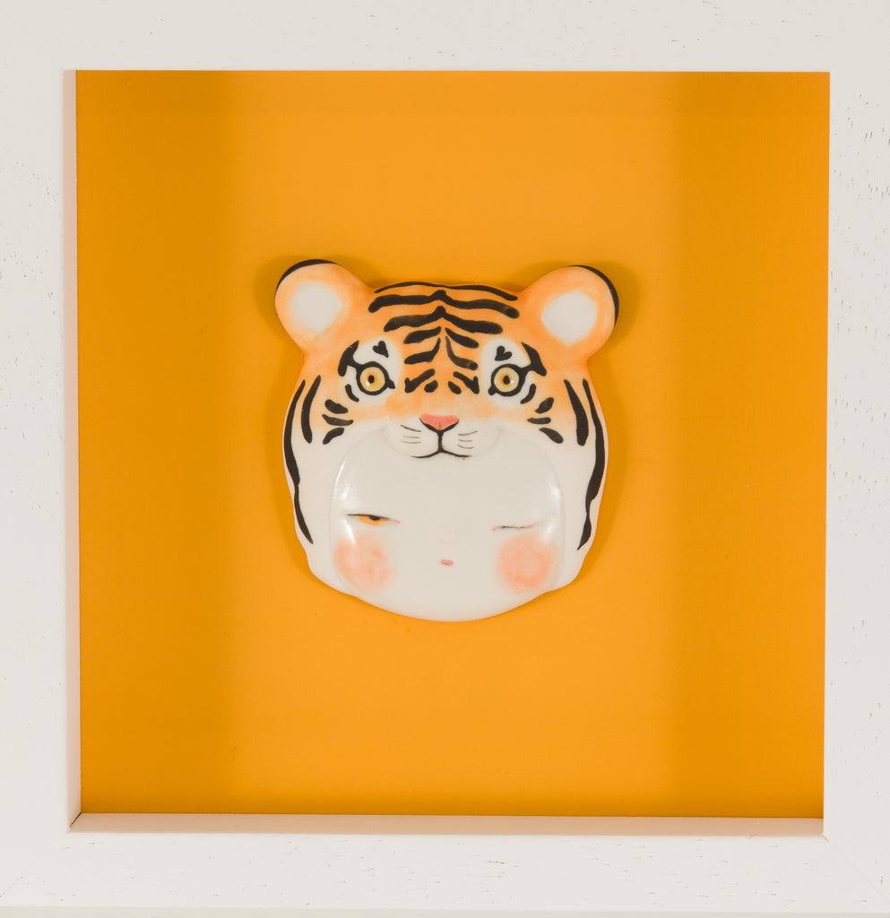 Tiger Baby1, MIYAKO TERAKURA, 2026Ceramic, Slip casting17.0 × 17.0 cm
