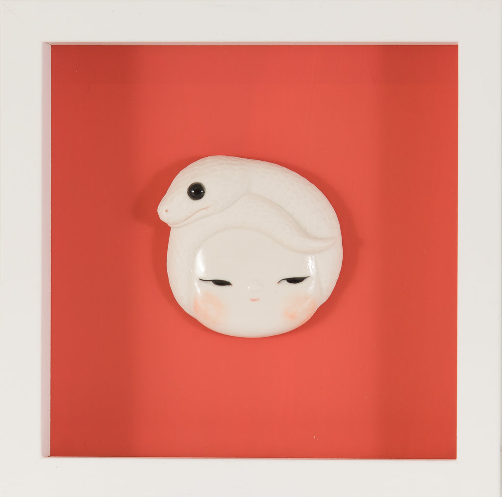 Snake Baby 2, MIYAKO TERAKURA, 2026Ceramic, Slip casting17.0 × 17.0 cm