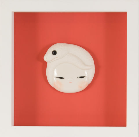 Snake Baby 2, MIYAKO TERAKURA, 2026Ceramic, Slip casting17.0 × 17.0 cm
