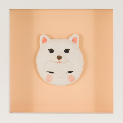 Dog Baby 2, MIYAKO TERAKURA, 2026Ceramic, Slip casting17.0 × 17.0 cm