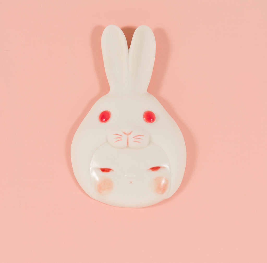 Rabbit Baby 2, MIYAKO TERAKURA, 2026Ceramic, Slip casting17.0 × 17.0 cm