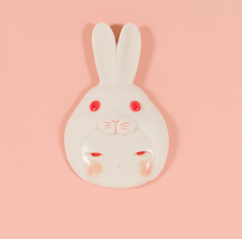 Rabbit Baby 2, MIYAKO TERAKURA, 2026Ceramic, Slip casting17.0 × 17.0 cm