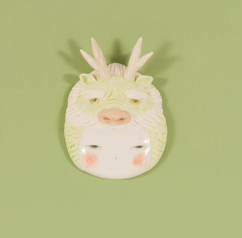 Dragon Baby 2, MIYAKO TERAKURA, 2026Ceramic, Slip casting17.0 × 17.0 cm