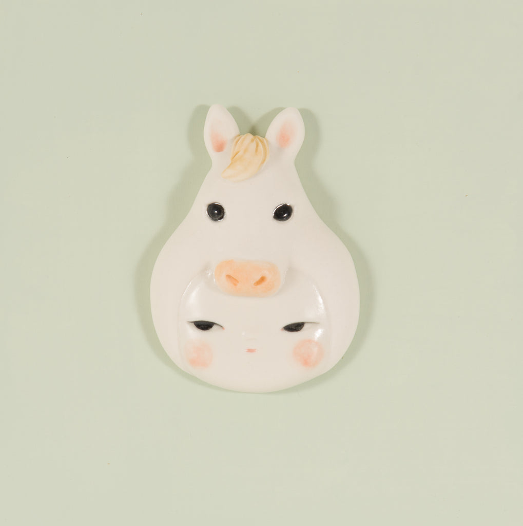 Horse Baby 2, MIYAKO TERAKURA, 2026Ceramic, Slip casting17.0 × 17.0 cm