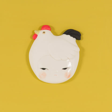 Bird Baby 2, MIYAKO TERAKURA, 2026Ceramic, Slip casting17.0 × 17.0 cm