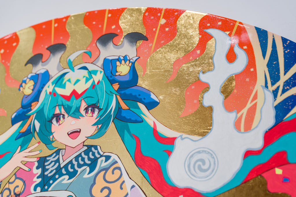 Universe, NAOKI SAITO, 2026Gold leaf, Acrylic, On canvas120.0φ × 5.0 cm*Applications for artwork purchases are accepted on an entry basis. Please submit your application using this entry form.