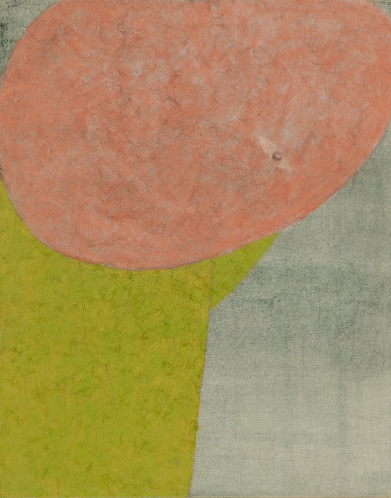 crouching and standing up I, NOBUKO WATABIKI, 2008Oil pastel, Japanese paper mounted on panel27.3 × 22.0 cm