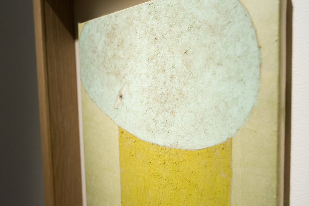 crouching and standing up IV, NOBUKO WATABIKI, 2008Oil pastel, Japanese paper mounted on panel27.3 × 22.0 cm