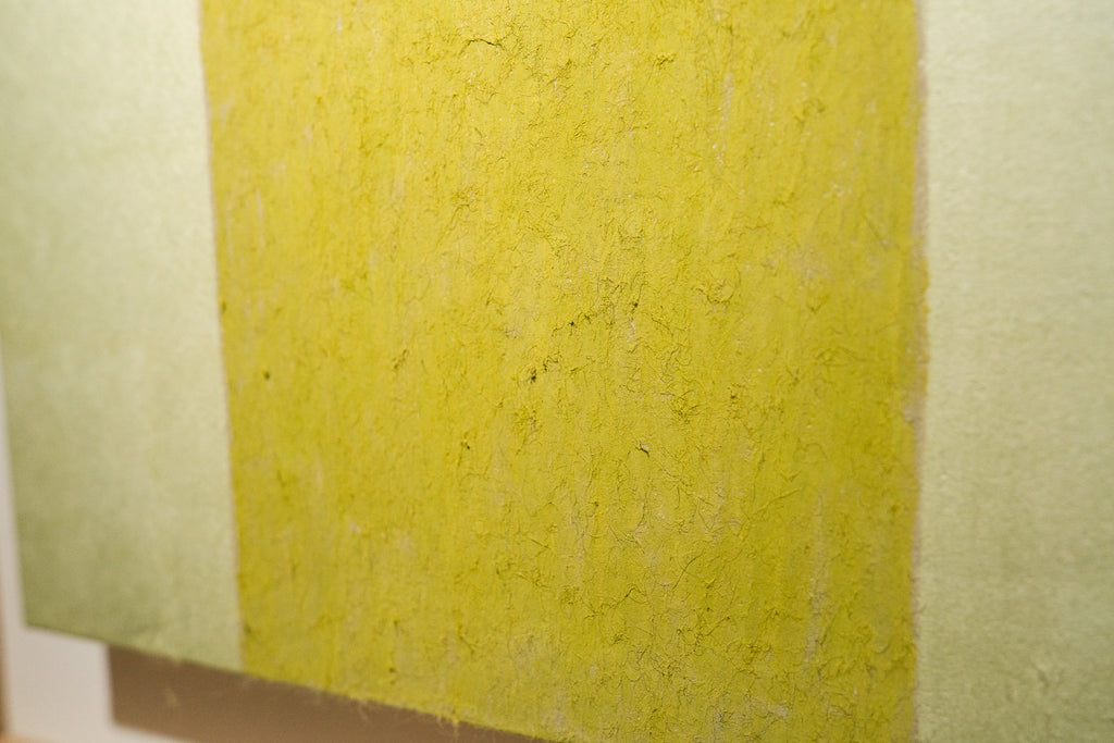 crouching and standing up IV, NOBUKO WATABIKI, 2008Oil pastel, Japanese paper mounted on panel27.3 × 22.0 cm