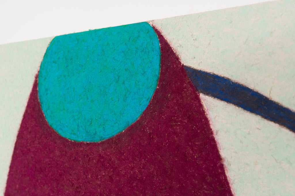 Certain News of That Day, NOBUKO WATABIKI, 2011Japanese paper, Oil pastel39.7 × 59.8 cm