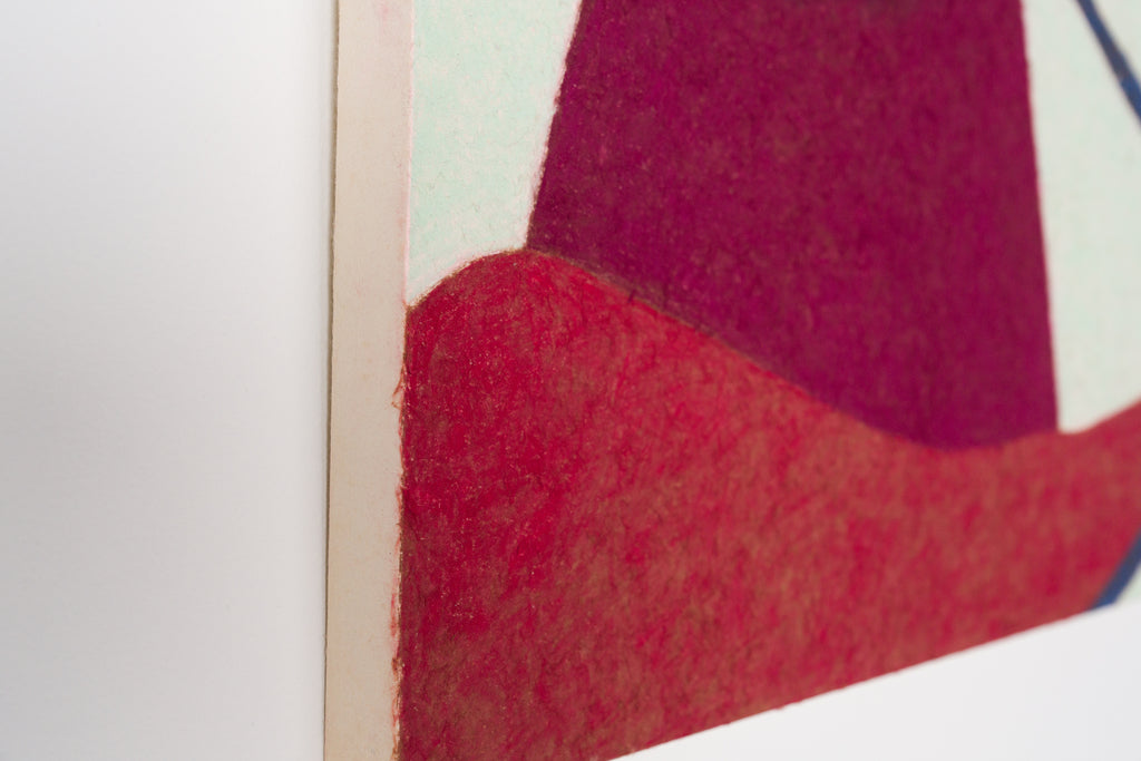 Certain News of That Day, NOBUKO WATABIKI, 2011Japanese paper, Oil pastel39.7 × 59.8 cm