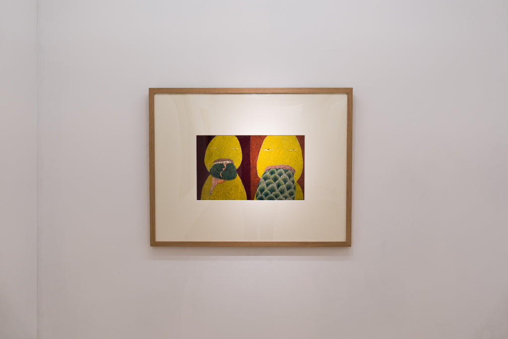 Untitled 2008-81-B, NOBUKO WATABIKI, 2008Oil pastel on Japanese paper26.2 x 42.4 cm