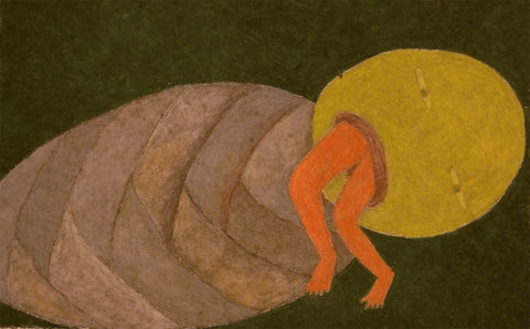 Untitled 2008-80-B, NOBUKO WATABIKI, 2008Oil pastel on Japanese paper26.3 x 42.3 cm